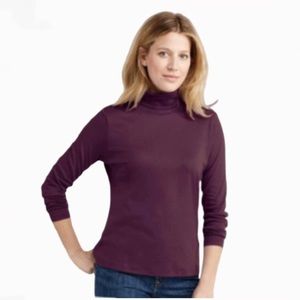 Eddie Bauer Mock Turtleneck, Size Large